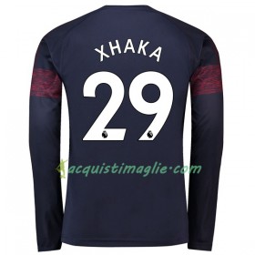 Divisa di Calcio Arsenal Xhaka 29 Trasferta 2018/2019 Manica Lunga